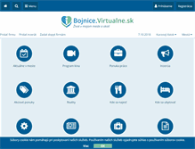 Tablet Screenshot of bojnice.virtualne.sk