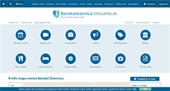 Desktop Screenshot of banskastiavnica.virtualne.sk