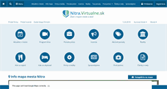 Desktop Screenshot of nitra.virtualne.sk