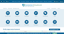 Desktop Screenshot of humenne.virtualne.sk