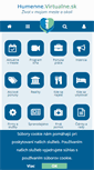 Mobile Screenshot of humenne.virtualne.sk