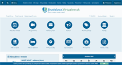 Desktop Screenshot of bratislava.virtualne.sk