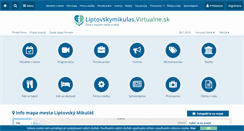 Desktop Screenshot of liptovskymikulas.virtualne.sk