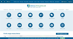 Desktop Screenshot of detva.virtualne.sk