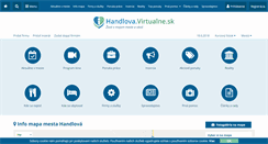 Desktop Screenshot of handlova.virtualne.sk