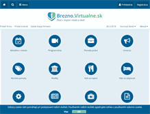 Tablet Screenshot of brezno.virtualne.sk