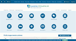 Desktop Screenshot of lucenec.virtualne.sk