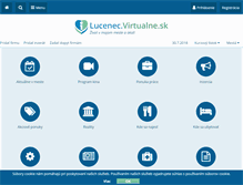 Tablet Screenshot of lucenec.virtualne.sk