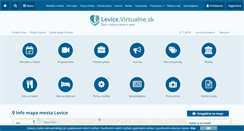 Desktop Screenshot of levice.virtualne.sk
