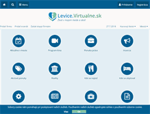 Tablet Screenshot of levice.virtualne.sk